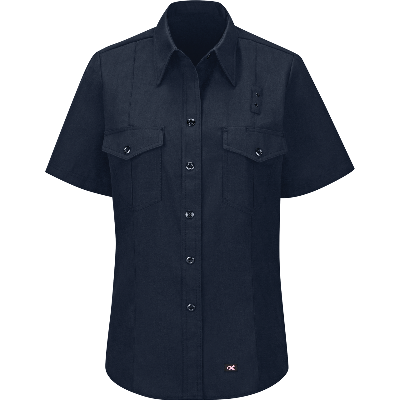 Workrite Women's Classic Short Sleeve Firefighter Shirt (FSF3)| Fire Store | Fuego Fire Center | Firefighter Gear | Made with durable, flame-resistant Nomex® IIIA fabric and autoclaved with our proprietary PerfectPress® process to give you a professional appearance that lasts. Designed specifically with women in mind.