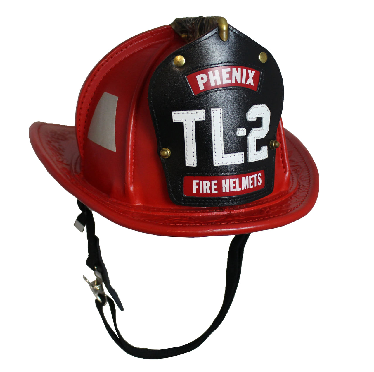 Phenix Technology TL2 Traditional Leather Fire Helmet | The Fire Center | Fuego Fire Center | FIREFIGHTER GEAR | The TL-2 Traditional Leather fire helmet is the lightest NFPA complaint authentic leather helmet on the market. Worn by firefighters worldwide, the TL-2 combines tradition and modern safety in a handcrafted masterpiece.  Compliant to current OSHA and NFPA 1971 standards.  