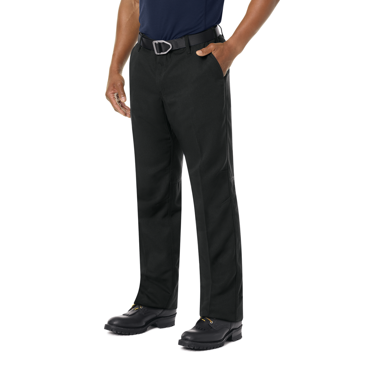 Workrite FR Pants Wildland Dual-Compliant Uniform (FP30) | The Fire Center | Fuego Fire Center | Store | FIREFIGHTER GEAR | FREE SHIPPING | Uncompromising FR protection meets dual-compliant performance. Contoured waistband for added comfort. Metal shank button closure. Triple-needle felled side and seat seams offer superior durability. Articulated knees for ease of movement. 