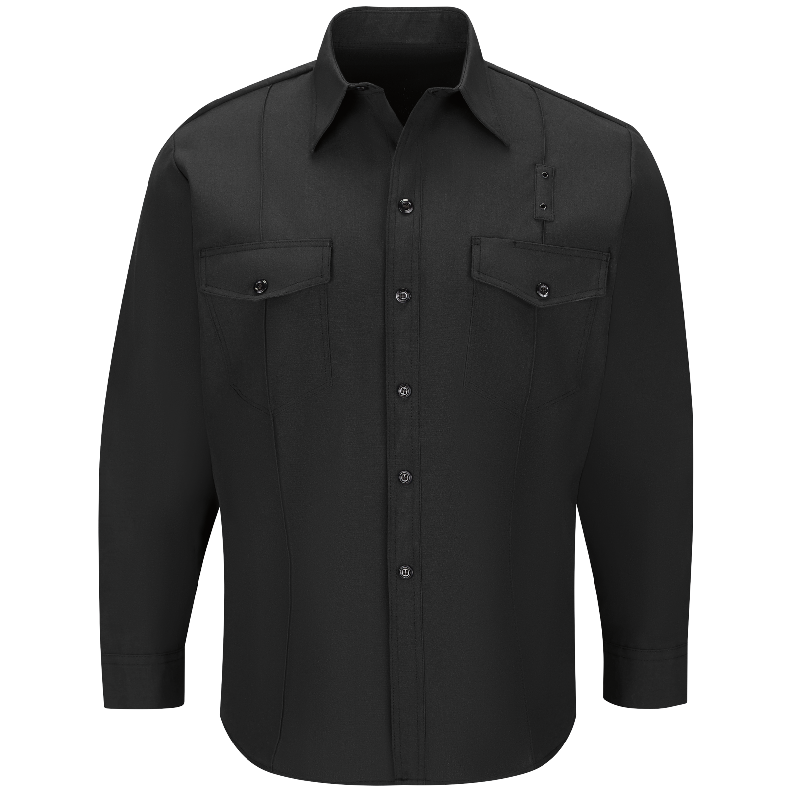 Workrite Men's Classic Long Sleeve Western Firefighter Shirt (FSF4)) |  The Fire Center | Fuego Fire Center | Store | FIREFIGHTER GEAR | FREE SHIPPING | Made with durable, flame-resistant Nomex® IIIA fabric and autoclaved with our proprietary PerfectPress® process to give you a professional appearance that lasts. Featuring a Western-style yoke back.