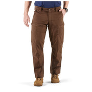 5.11 Tactical APEX™ Pant (74434) | The Fire Center | The Fire Store | Store | Fuego Fire Center | Firefighter Gear | Flexible and functional, the Apex Pant sets the standard for speed and versatility with 5.11®’s Flex-Tac® mechanical stretch canvas. Featuring a comfort waistband, an internal flex cuff pocket, hidden handcuff key pocket, zippered thigh pockets with internal magazine storage, and deep, reinforced main pockets, the Apex Pant is made for action. 