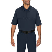 Blauer Performance Pro-Zip-Front Polo Shirt (8129)) | The Fire Center | Fuego Fire Center | Store | FIREFIGHTER GEAR | FREE SHIPPING | Taking cues from the performance sports world, Blauer's Performance Pro Zip-Front Polo features an easy-open quarter-zip construction with nylon zippers that won't snag on your hair or undershirts. 