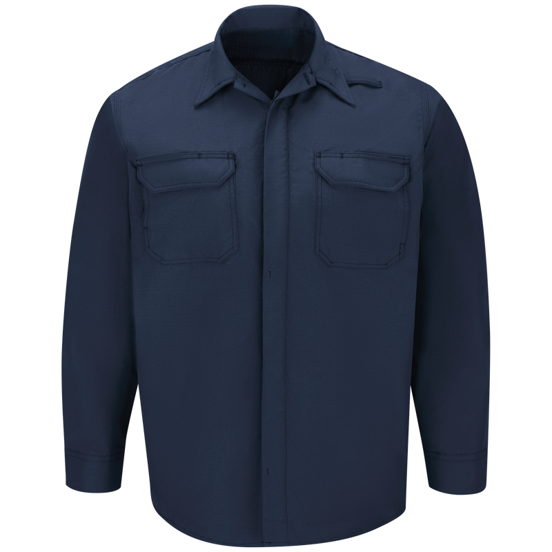 This shirt-jacket combination is made with ripstop for added durability and includes features specially designed to make your job easier. Features a microphone loop on the shoulder.