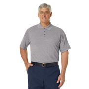 More protection. More benefits. More comfort. Our FR station wear classic short sleeve polo shirt made with Tecasafe® Plus Knit serves you better than cotton t-shirts with enhanced seam strength and fire service-specific features. Durable, comfortable, and cool. We've got you covered. Ribbed-knit collar. Hidden microphone pockets on both shoulders and pen pocket on left sleeve. Longer back hem helps stay tucked. Three button front placket with added mic loop.