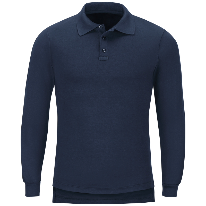 Our flame resistant take on the classic long sleeve polo shirt made with Tecasafe® Plus Knit fabric is designed for comfort and safety. Built with enhanced seam strength and fire service-specific features including a three button front placket with added mic loop.