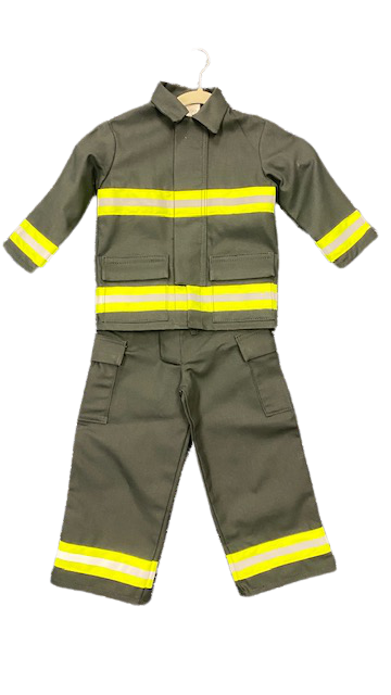 Fuego Kids Bunker Gear | The Fire Center | The Fire Store | Store | Fuego Fire Center | Many Firefighters will tell you that they wanted to be a Firefighter since they were 10 years old. So we made a series of Kids Bunker Gear in Kevlar/Nomex with/without liners for this audience. These are tough, durable, hand made in the USA. No wonder they have become a best seller!'
