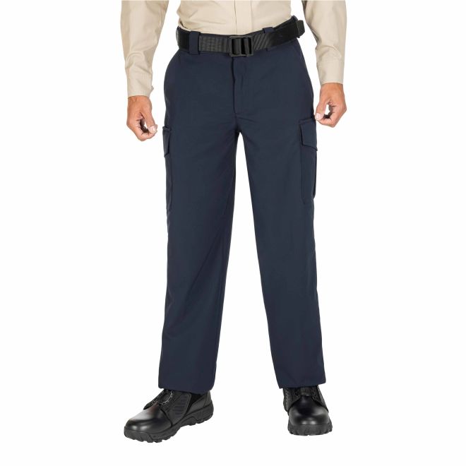 Firefighter wearing breathable fire-resistant cargo pants (8665) | The Fire Center | Fuego Fire Center 
