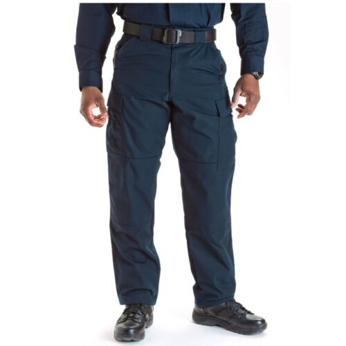 5.11 Tactical Ripstop TDU Pants (74003) | Designed with feedback from active operators, Ripstop TDU? Pants deliver superior utility for any tactical environment. Engineered from our durable, lightweight polyester/ cotton ripstop fabric, they feature a self- adjusting waistband, double- reinforced seat, bartacking, and a Teflon® finish. 
