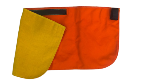 Fire Fighter Wildland Helmet Face Neck Shroud-Black