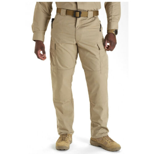 5.11 Tactical Ripstop TDU Pants (74003) | Designed with feedback from active operators, Ripstop TDU? Pants deliver superior utility for any tactical environment. Engineered from our durable, lightweight polyester/ cotton ripstop fabric, they feature a self- adjusting waistband, double- reinforced seat, bartacking, and a Teflon® finish. 
