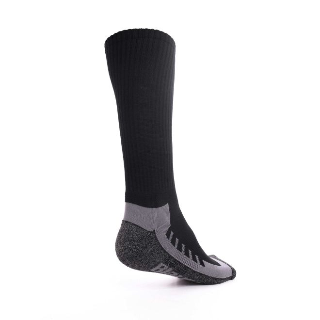 The Fire Store | Fuego Fire Center | Firefighter Gear | Blauer Job 9'' Sock (2-Pack) (SKA19) |  Blauer’s job sock uses a COOLMAX® fiber blend to wick away moisture and keep your feet dry all day, on and off the job. A reinforced heel and forefoot provide long lasting durability and comfort. 2-pack. 