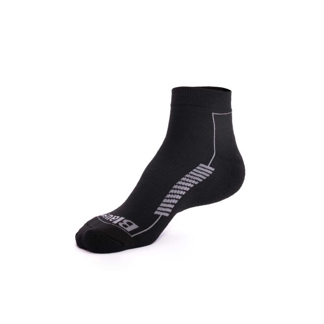 Blauer B.Cool Performance Ankle Sock (2-Pack) (SKS11) | The Fire Center | Fuego Fire Center | Store | FIREFIGHTER GEAR | Our performance ankle sock combines moisture wicking COOLMAX® yarn with anti-odor technology and a breathable, knit pattern to keep your feet dry, comfortable and odor-free when it's hot outside. 