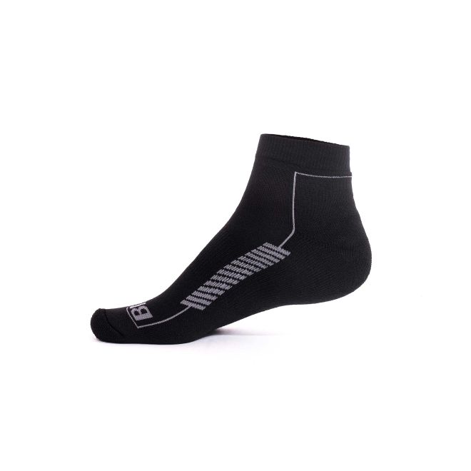 Blauer B.Cool Performance Ankle Sock (2-Pack) (SKS11) | The Fire Center | Fuego Fire Center | Store | FIREFIGHTER GEAR | Our performance ankle sock combines moisture wicking COOLMAX® yarn with anti-odor technology and a breathable, knit pattern to keep your feet dry, comfortable and odor-free when it's hot outside. 