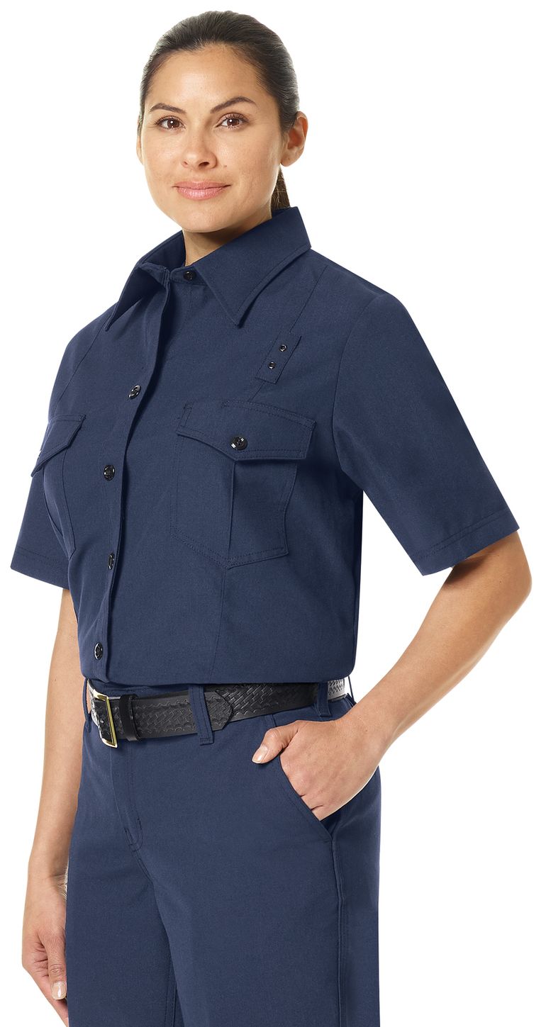 FOMARE ネイビー　シャツ Flame Resistant Work Shirt | Lazzar Uniforms